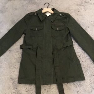 Olive Green Utility Jacket